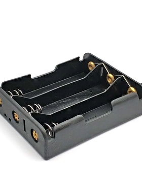 18650电池盒3节并联 3.7V 带线锂电池盒 18650充电盒3节并联3.7v