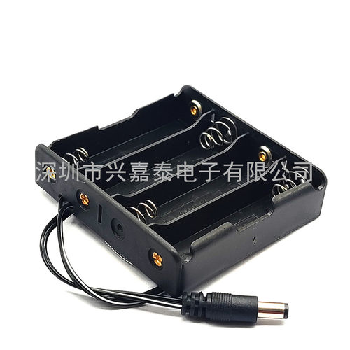 18650电池盒DC4节18650电池座xjt