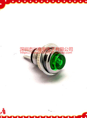 小型微型开关 复位按钮 DS-101 8MM 绿色 带灯 无锁开关 塑料开关