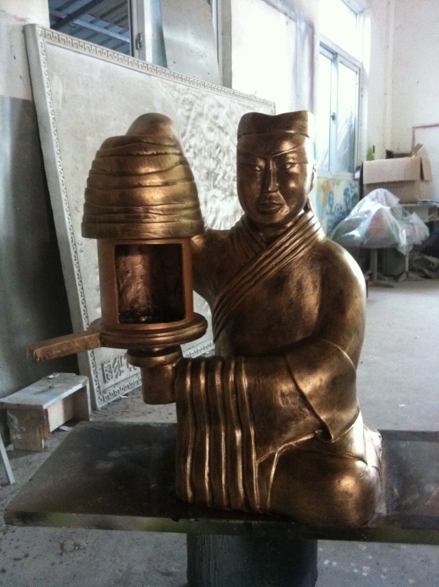 长信宫灯模型 历史教室 摆件教学器材 教学模型 教具 仿古