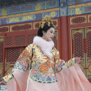 【大明贵女】爆款明制圆领袍长袄重工织金妆花汉服女仙气四季款女