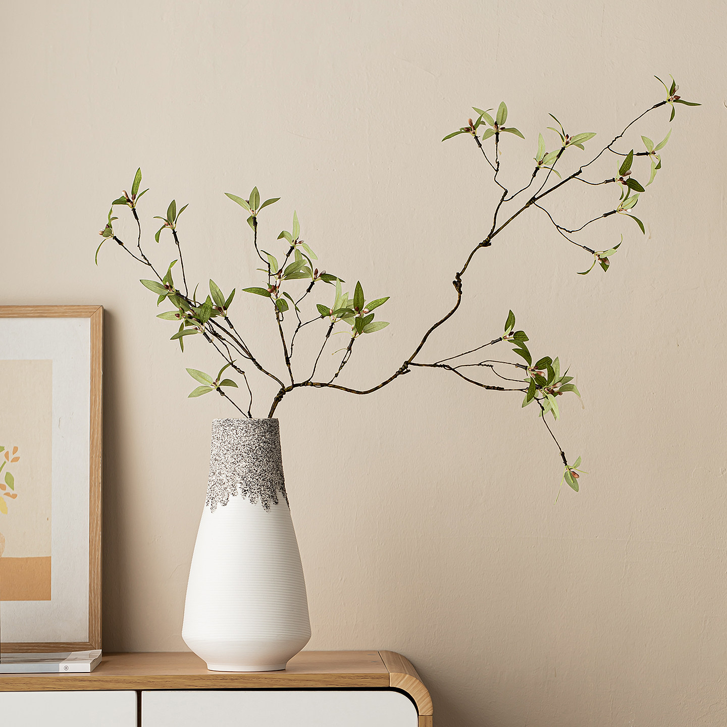 现代简约创意陶瓷花瓶摆件客厅高级感书房酒柜样板间民宿软装饰,家居饰品,花瓶,淘宝优惠券,粉丝福利购,淘宝优惠卷