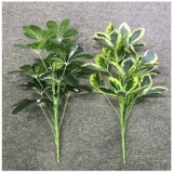 12 -Главные зеленая утка копыта деревянная осенняя утка копыта деревянная ручка ручки пары симуляционного цветочного свадебного растения Стена зеленые растения украшают поддельные цветы