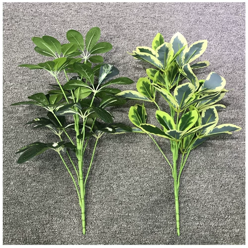 12 -Главные зеленая утка копыта деревянная осенняя утка копыта деревянная ручка ручки пары симуляционного цветочного свадебного растения Стена зеленые растения украшают поддельные цветы