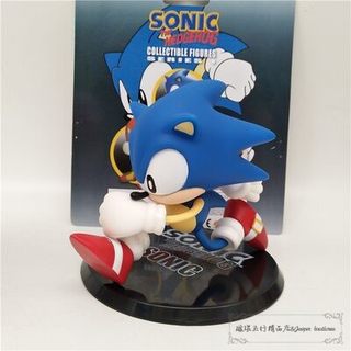 玩具索尼克手办音速小子sonic 超音鼠蛋糕公仔超级玩偶摆件