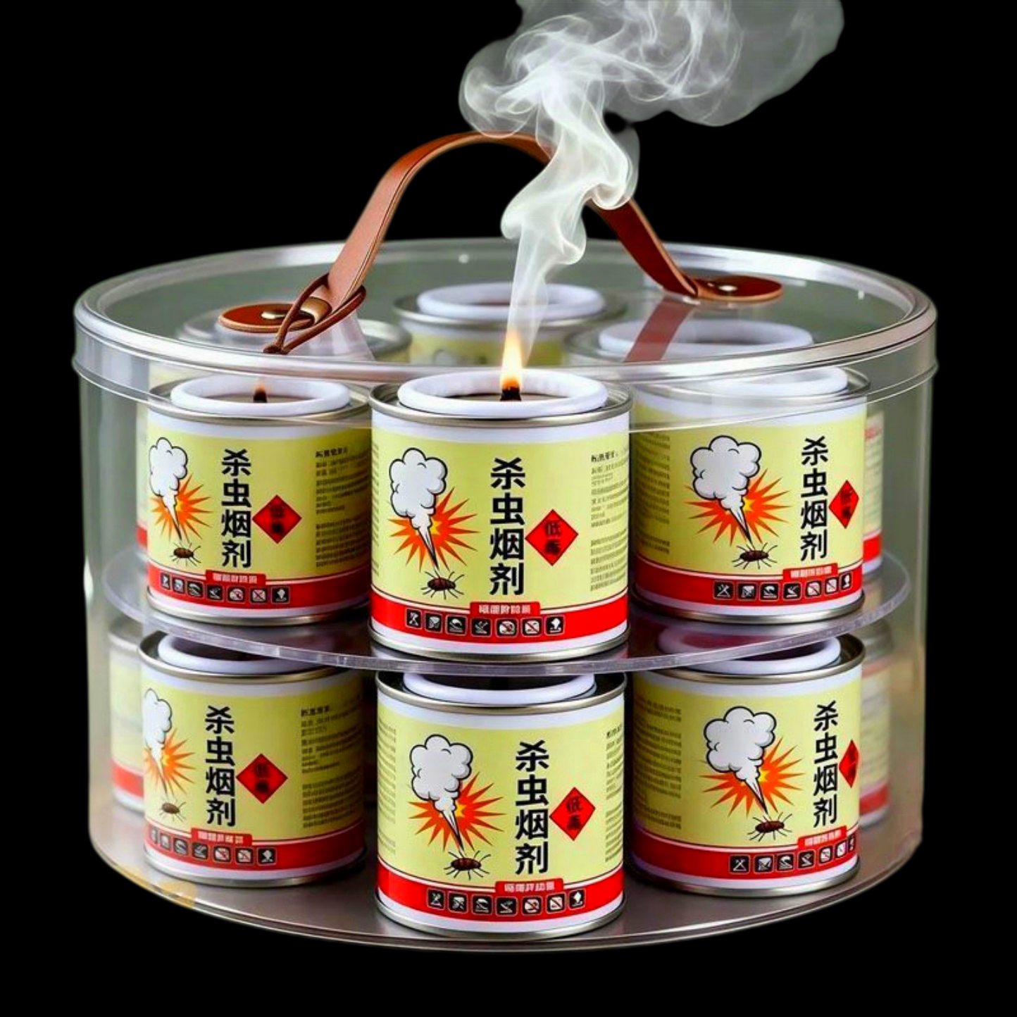 强效杀虫烟雾剂灭蚊蝇蜘蛛蚂蚁蟑螂药烟雾熏片家用室内除螨驱蚊器