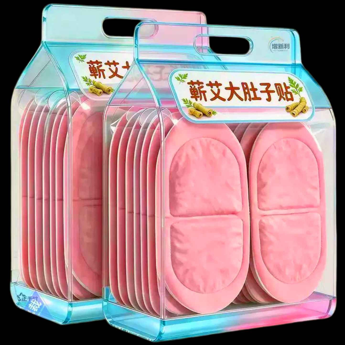 蕲艾将军藤大肚子贴草本蒸汽热敷腹部肚子艾草宫暖发热暖宝宝贴