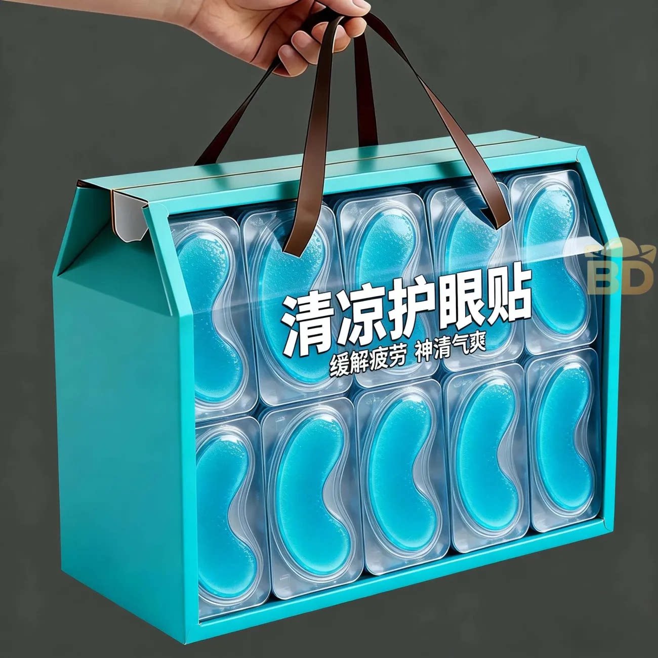 清凉护眼贴120个装缓解疲劳神清气爽夏日冰敷SPA通用护眼用品滴