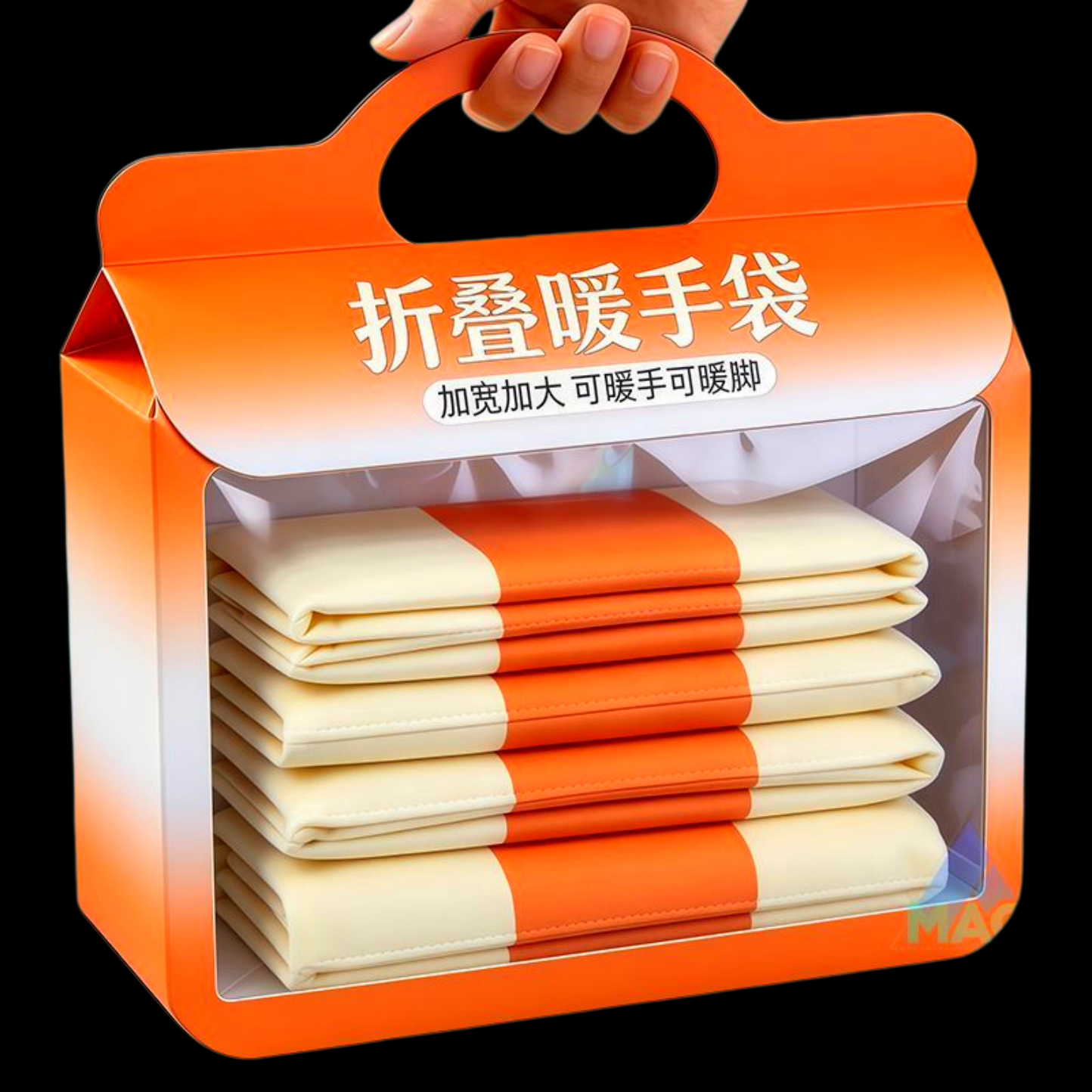 折叠暖手袋6袋装超长发热保暖神器加宽加大暖宝温暖便携可暖手脚