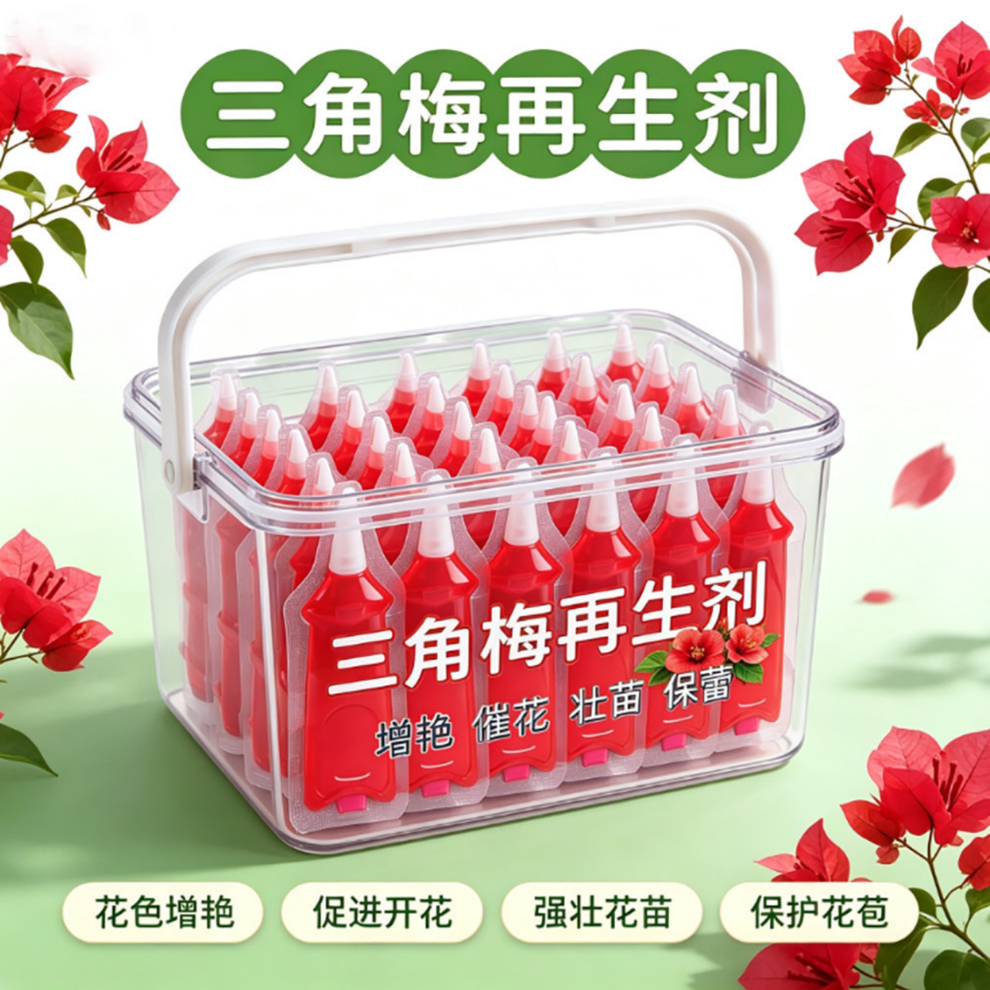 三角梅开花专用肥植物再生剂开花爆花通用型家用室内绿植盆栽花肥