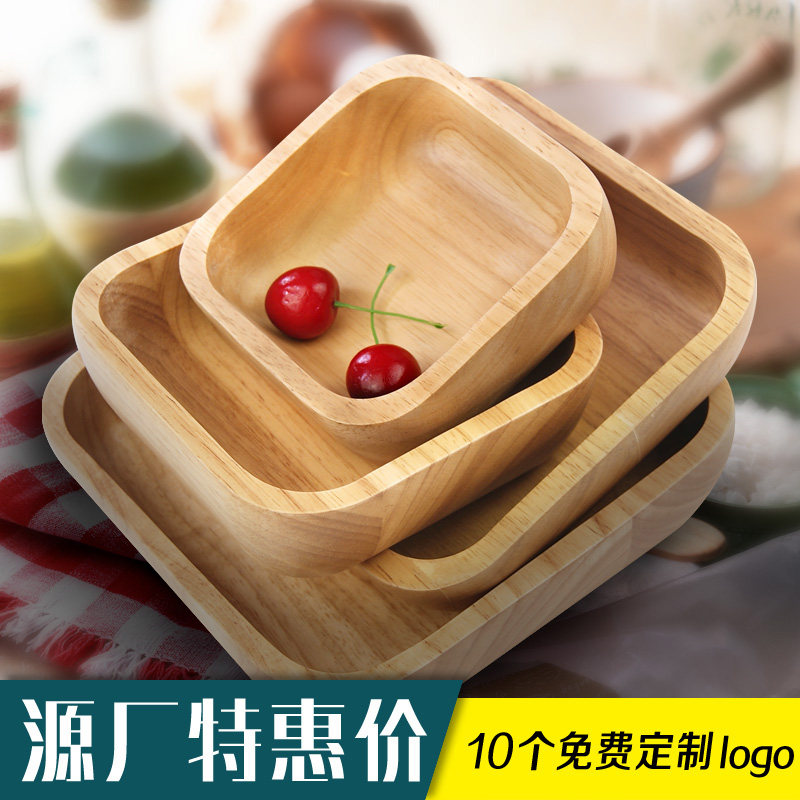 橡木方形木碗正方形日式 水果沙拉碗木大号餐具家用实木质甜品碗在类目 餐饮具, 餐具, 碗中 - 来自Buy2taobao.com提供专业的淘宝代购服务