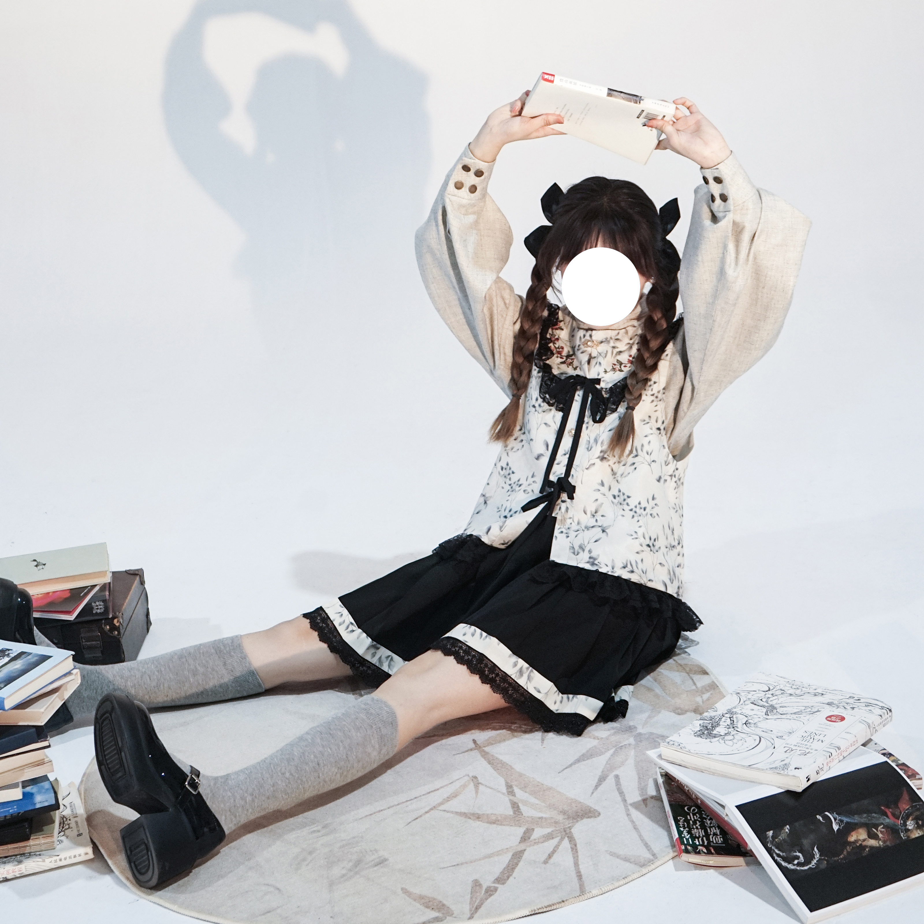 花朝记日常学院风明制汉服比甲