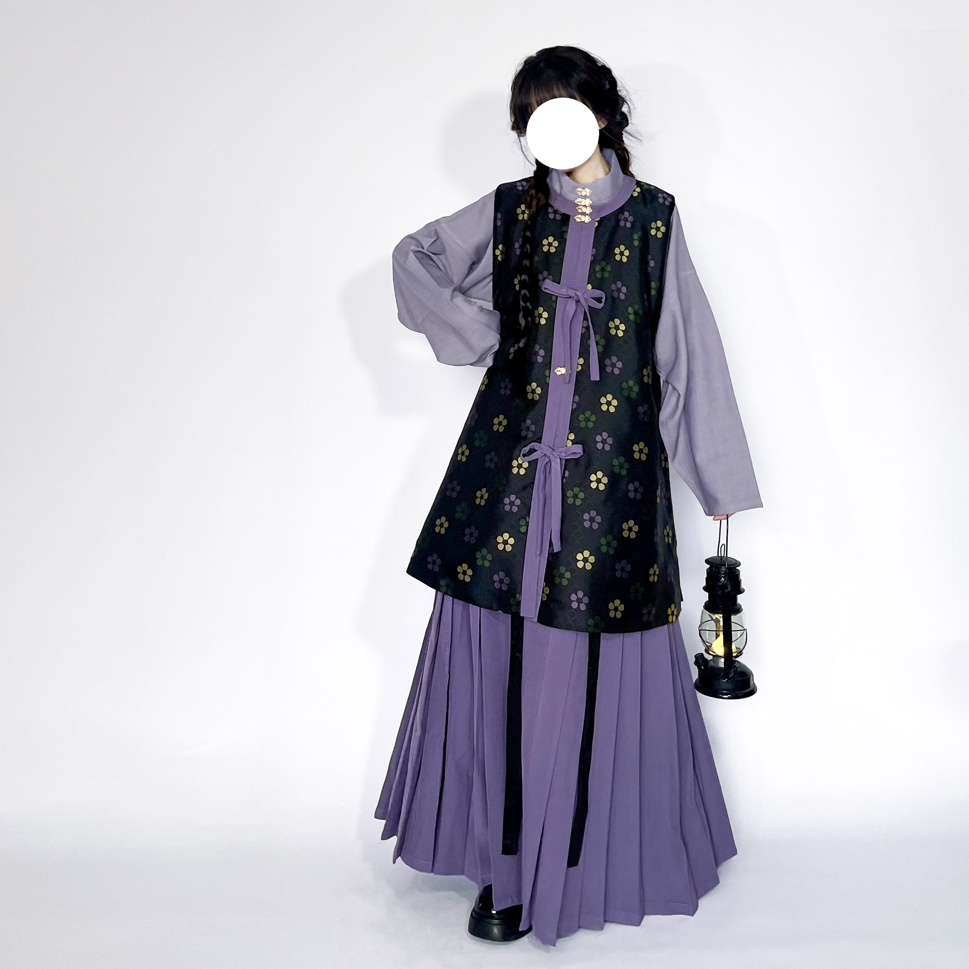 明立领衫妆花比甲马面裙日常汉服