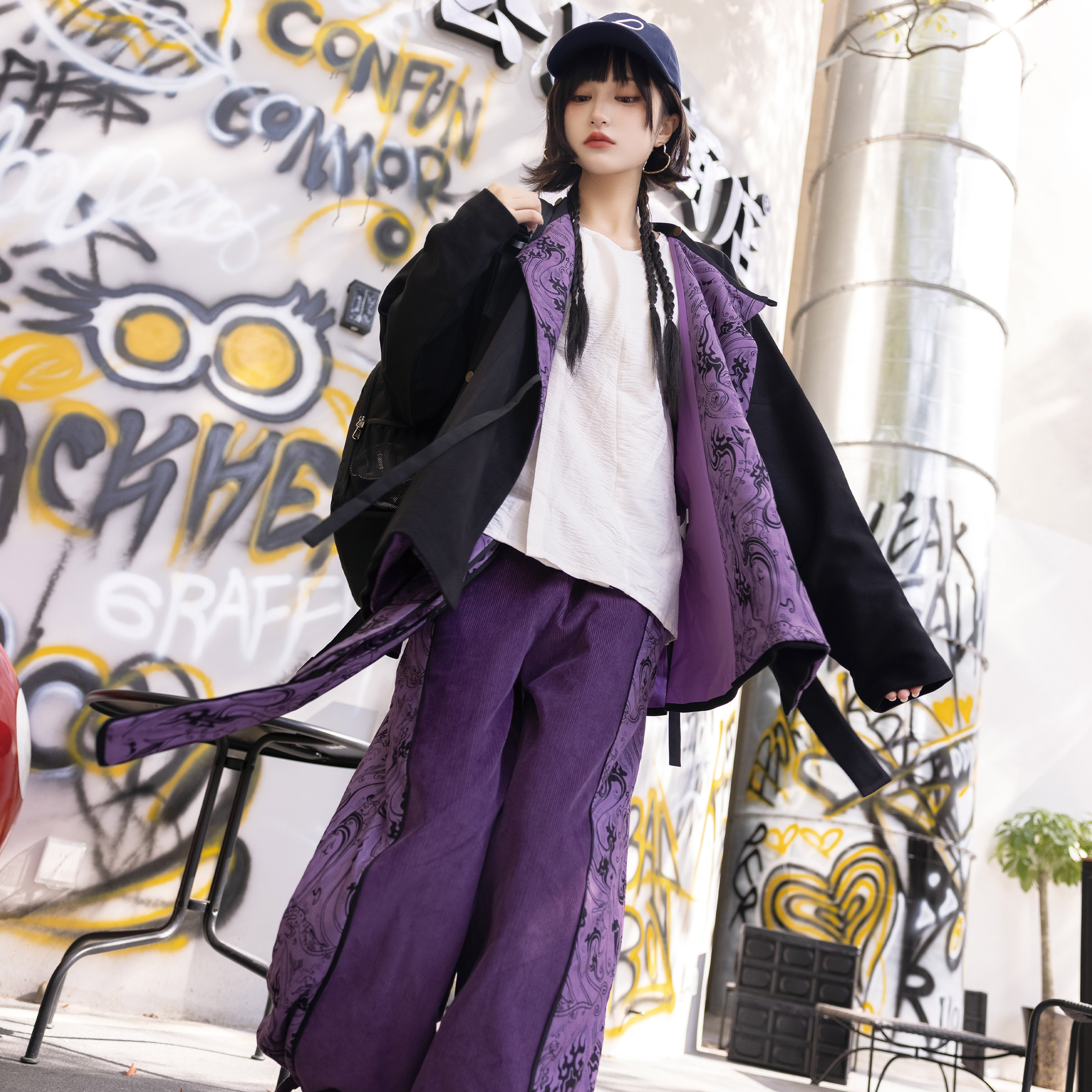 唐制汉服国潮休闲风日常圆领袄