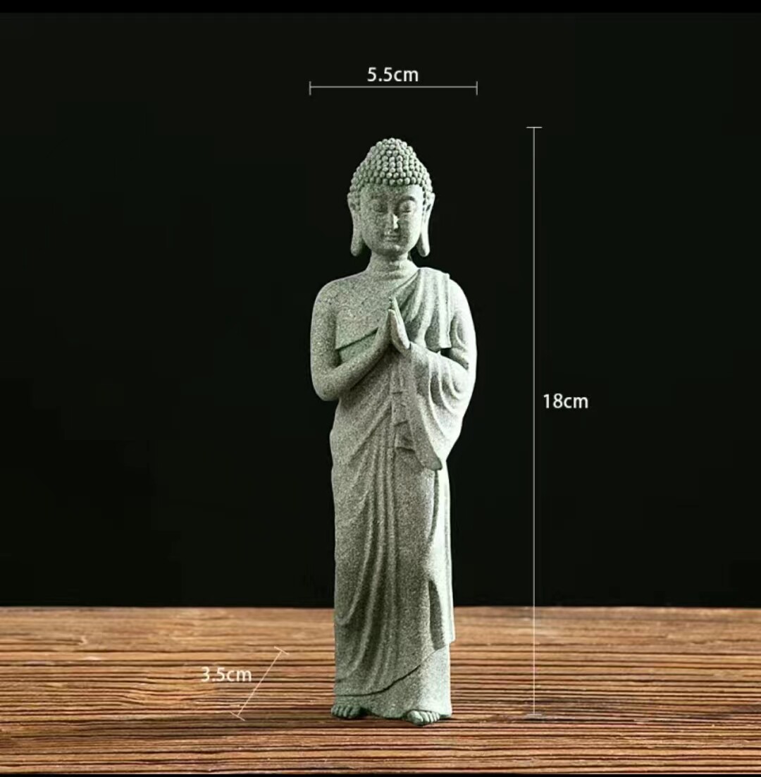 如来佛像大款3d立体香薰石膏水泥鱼缸造景树脂滴胶工艺品硅胶模具