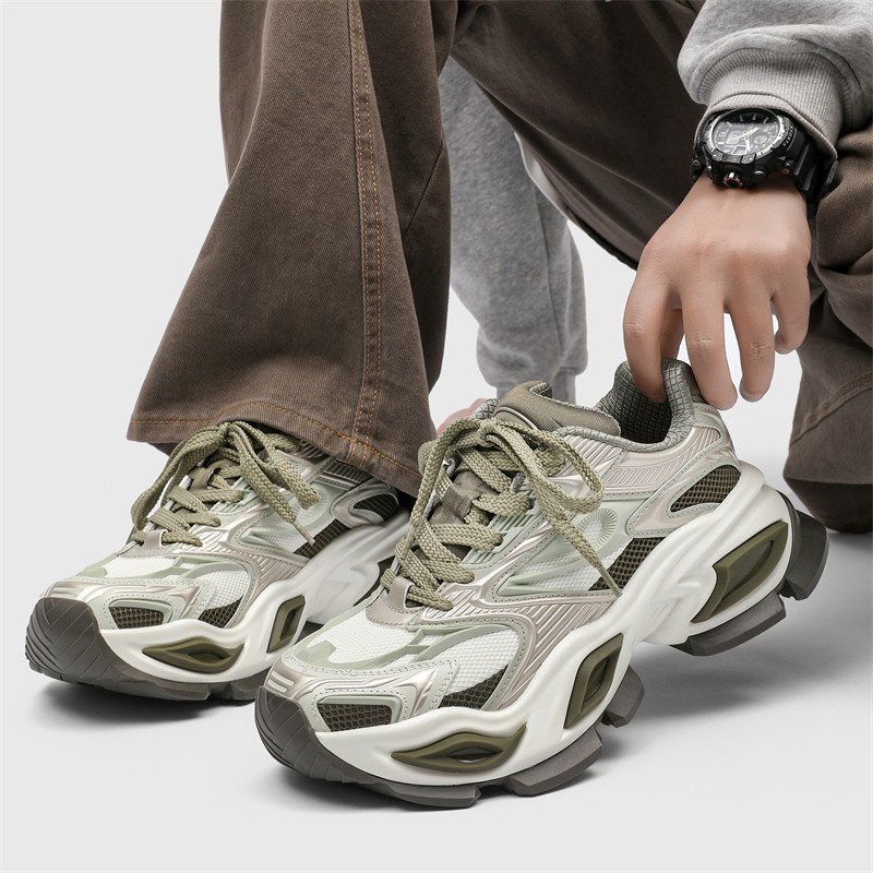 2026新款今年流行爆款夏季异瞳GAZE猫眼鞋小众增高厚底老爹鞋男女