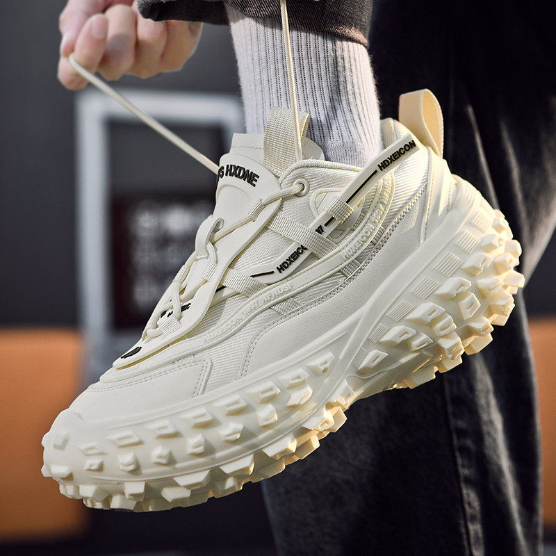 2026新款今年流行爆款老爹鞋男女巴黎魔鬼一号小众增高厚底轮胎鞋