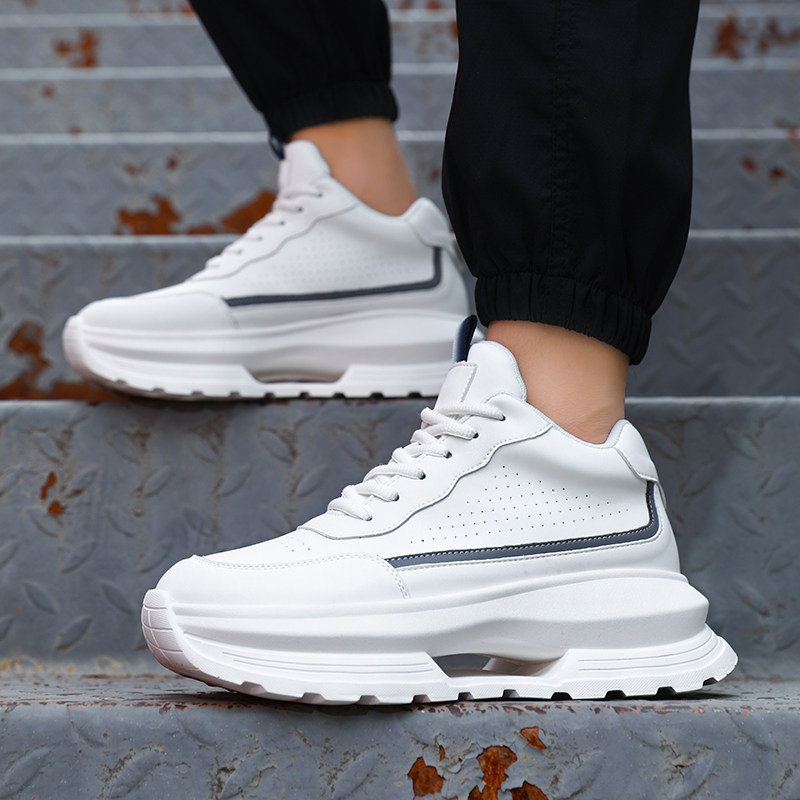 2026巨好看的鞋子小个子显高春季潮流百搭小众增高厚底老爹鞋男女