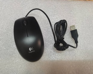 U0026 原装 USB有线鼠标 黑色鼠标特惠价 罗技B100有线鼠标