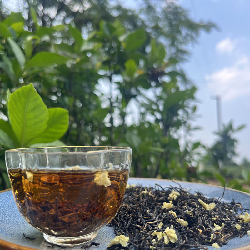 自家茶园茉莉红茶新茶浓香型散装120g茉莉花红茶茶叶花香浓郁
