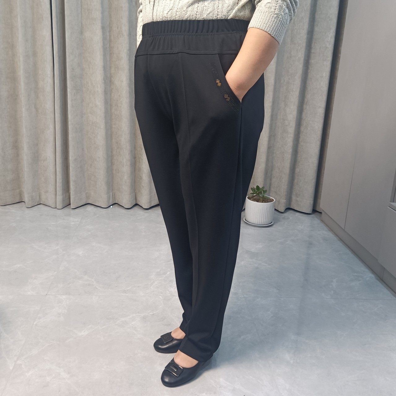 春秋季中老年女高腰女裤子妈妈婆婆宽松加肥加大码弹力200斤300斤,女装/女士精品,中老年女装,淘宝优惠券,粉丝福利购,淘宝优惠卷