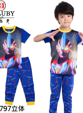 春秋薄款夏季托马斯小火车家居服