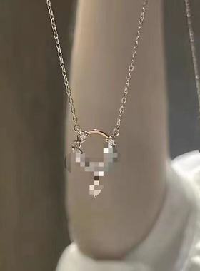 星辰揽月项链女锁骨链轻奢小众设计感ins闺蜜温柔仙气潮