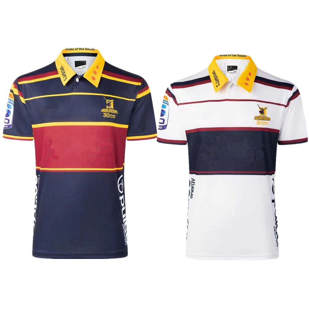 2026新西兰高地人橄榄球衣休闲短袖t恤 Highlanders rugby jersey