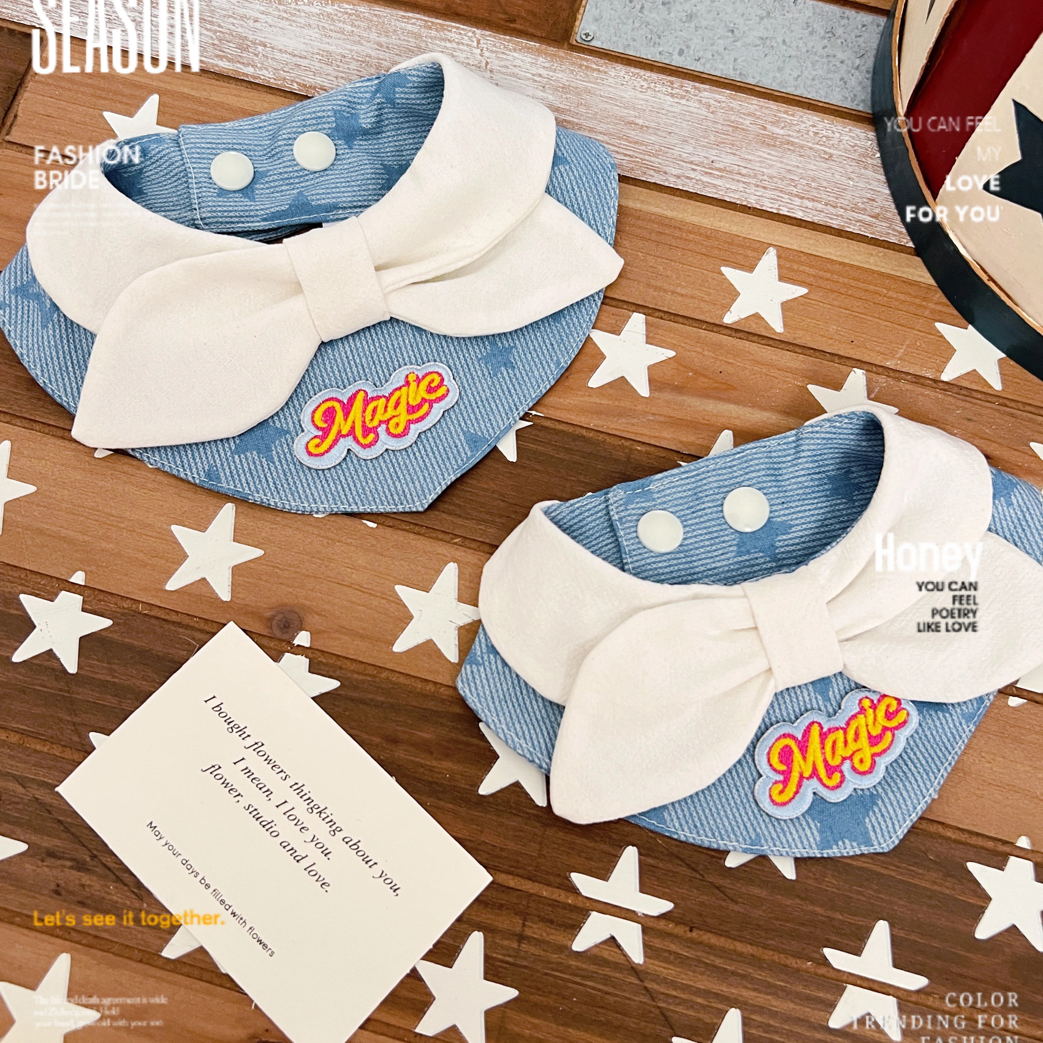 宠物口水巾猫咪狗狗通用