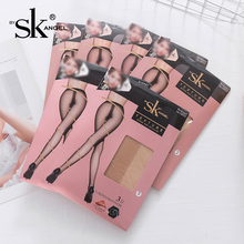 3双SK850T裆3D哑光缎面防勾极超薄夏高品质丝袜女连裤袜