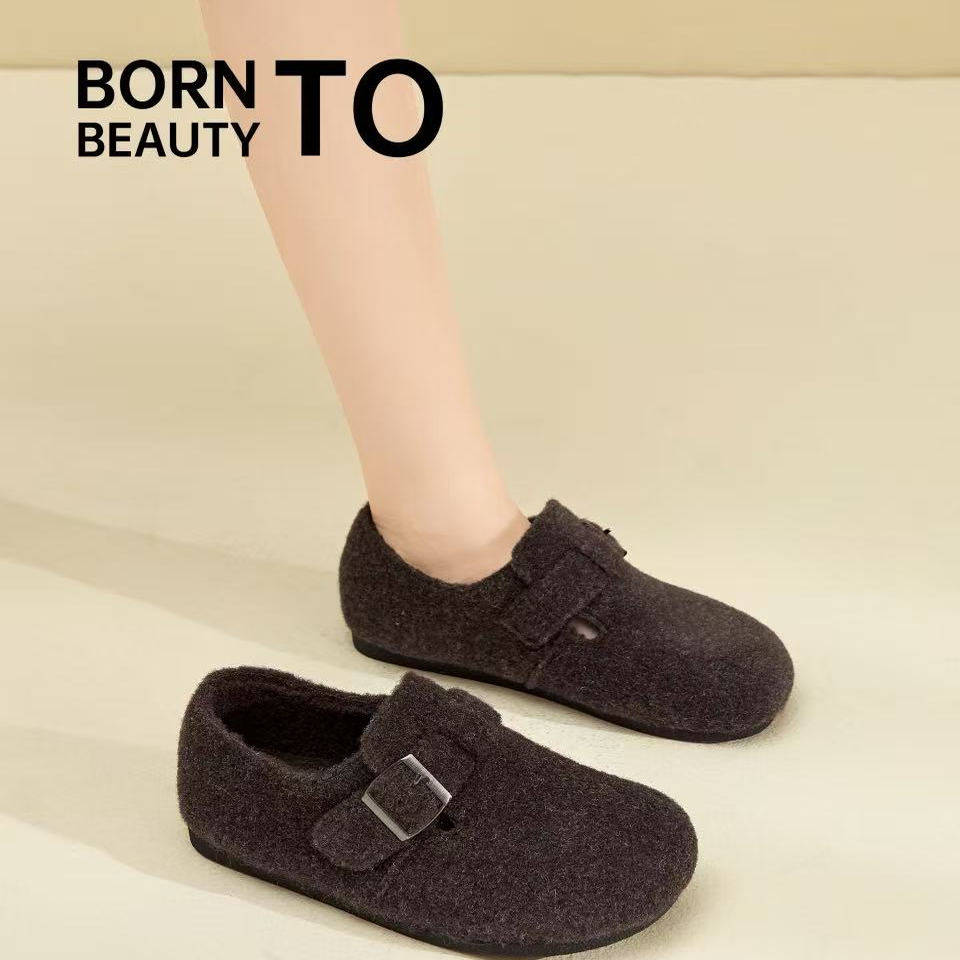 戈美其商场同款2025秋季新款平底舒适百搭勃肯鞋单鞋女鞋,女鞋,勃肯鞋/软木鞋,淘宝优惠券,粉丝福利购,淘宝优惠卷