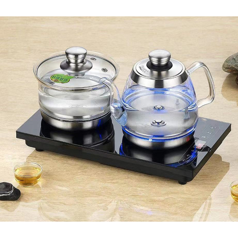 全自动底部上水电热水壶玻璃烧水煮茶壶一体功夫茶具泡茶专用套装