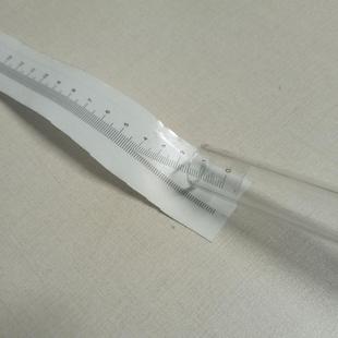 不干胶标尺液位标签贴纸卷尺标计贴纸透明黑字印刻度尺消防水池尺