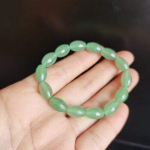 纯天然绿东陵石米珠手链男女手串饰品东陵玉手串手饰
