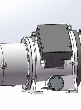 半封闭螺杆压缩机3D建模图纸制冷系统预装配复盛SRL-480-510DP