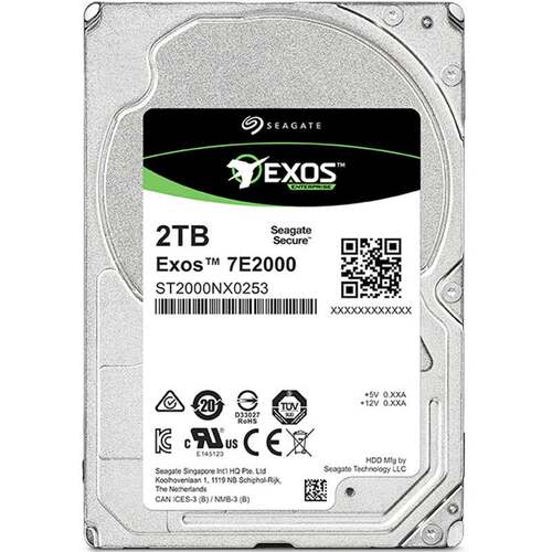 希捷 企业级硬盘 2TB 2.5英寸 7200转 SATA接口 ST2000NX0253