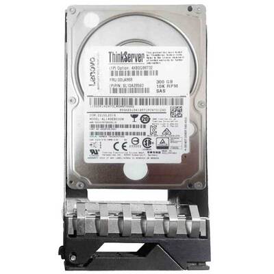 联想ThinkServer服务器硬盘300G 10K SAS 12G 2.5英寸 4XB0G88732