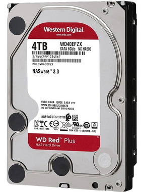 西部数据 红盘NAS 4TB 5400转 SATA 3.5英寸机械盘 WD40EFZX