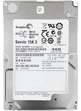 Seagate/希捷企业级硬盘 146GB 15K 2.5英寸 SAS接口 ST9146853SS