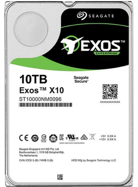 Seagate/希捷 10TB 企业级硬盘SAS 3.5英寸 ST10000NM0096 行盘