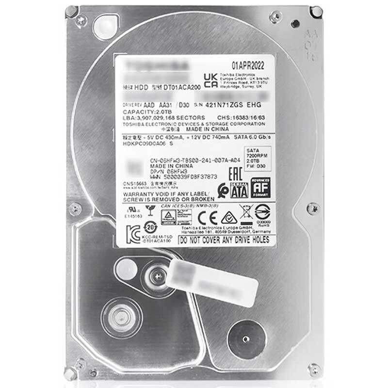 戴尔（DELL） 台式机工作站SATA桌面级硬盘 3.5英寸