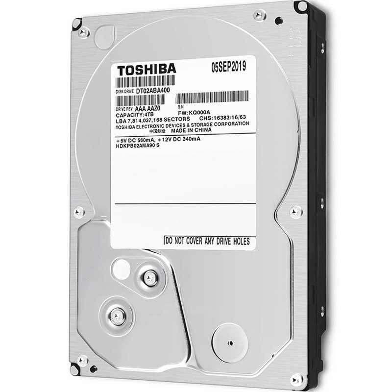 国行TOSHIBA7东芝台式机械硬盘4TB  SATA接口 3.5英寸 DT02ABA400