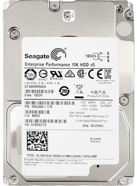 Seagate/希捷 300GB 12G SAS 15K 2.5英寸企业级硬盘 ST300MP0005