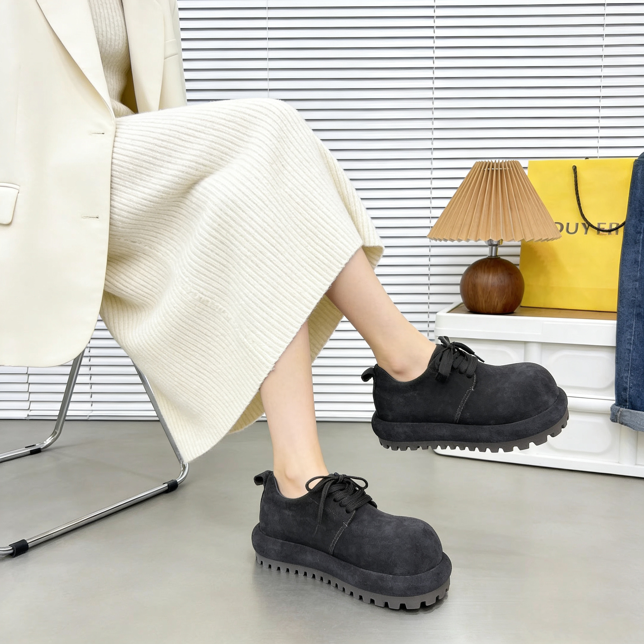 真皮磨砂复古大头卡皮巴拉系带休闲鞋板鞋勃肯鞋平底面包单鞋女鞋,女鞋,时装靴,淘宝优惠券,粉丝福利购,淘宝优惠卷