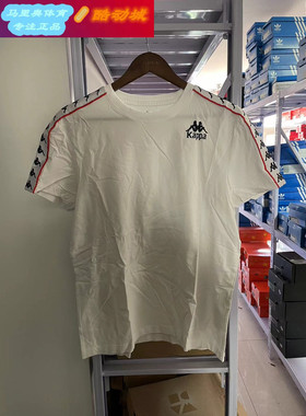Kappa卡帕男女经典串标夏季圆领透气休闲运动t恤短袖KO752TD01