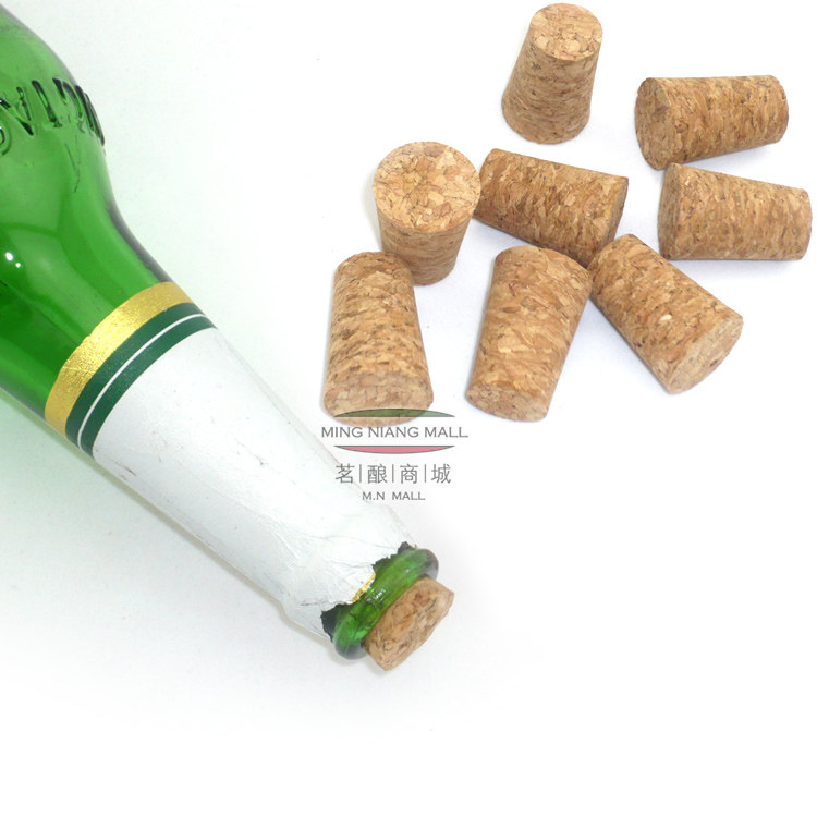 锥形复合软木塞 免打塞器啤酒瓶塞 自酿酒塞20*15*35mm 5个
