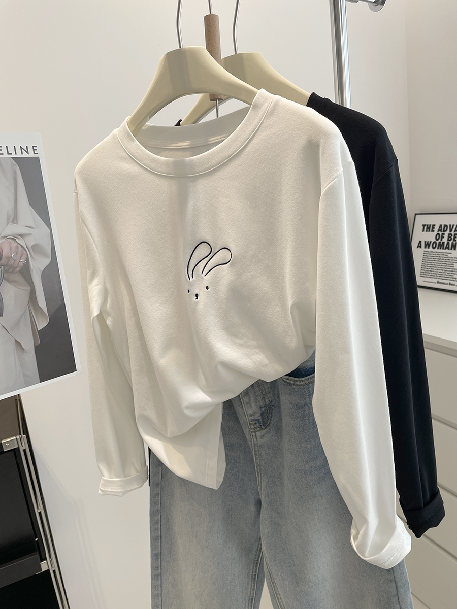 长耳兔韩系减龄长袖内搭打底衫