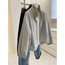 小个子立领风衣外套女 简约百搭显瘦户外休闲冲锋衣夹克上衣 秋款