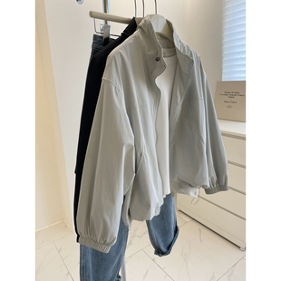 小个子立领风衣外套女！秋款简约百搭显瘦户外休闲冲锋衣夹克上衣