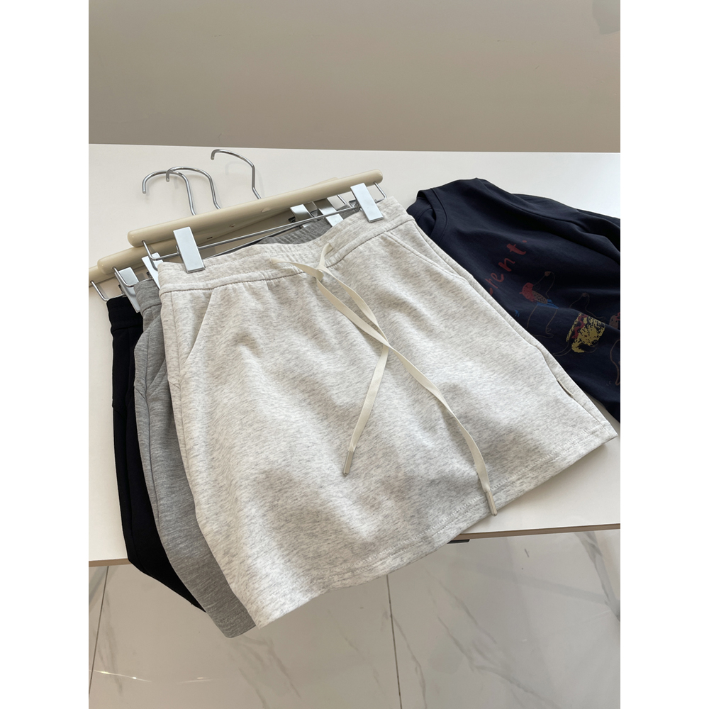 lu系风~显腿长a字小短裙